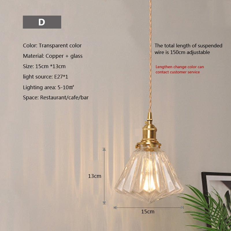 Skanto | Nordisk Brilliance Gjennomsiktig Glass Pendellampe