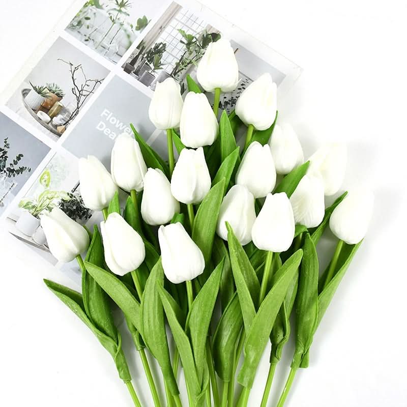 Skanto | Kunstig Tulipanbukett med Realistiske Livaktige Blomster