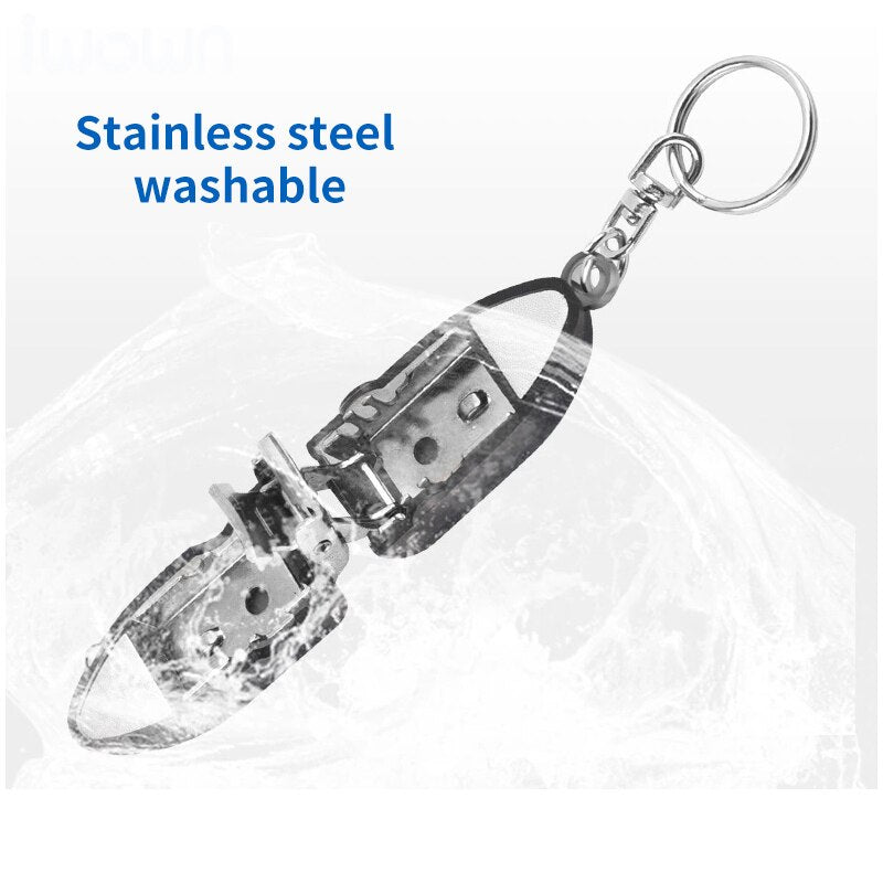 Stainless Steel Nail Clipper Keychain | Skanto