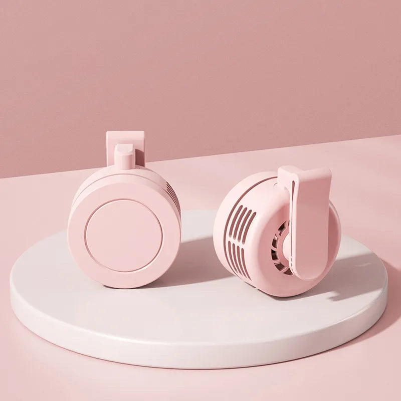 Norvo | BreezeClip Mini Vifte | USB Oppladbar & Stillegående | Uten Rotorblader | For å Klype på Skjorte, Belte eller Nakke