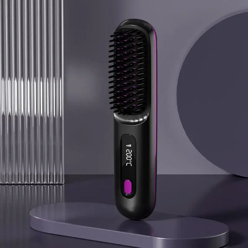 Skanto | Glissara | Trådløs Hår Rettetang | USB Lading Funksjon & LCD Display | Keramisk & Ion Teknologi