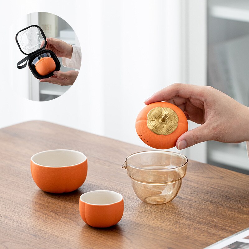 Skanto | Mini Pumpkin Keramikk tekoppsett