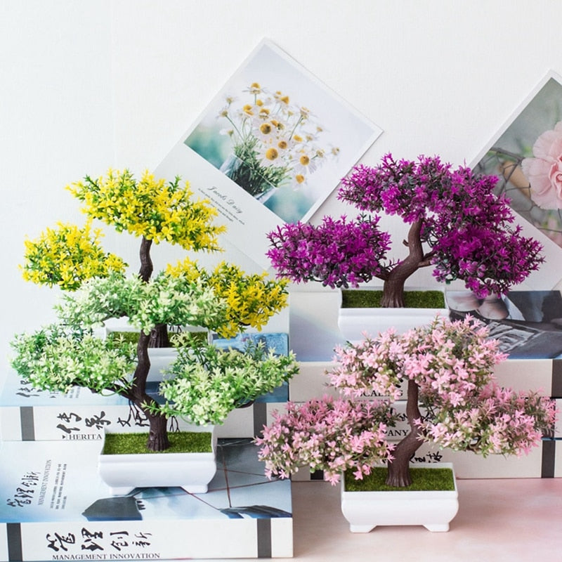 Skanto | Grønn Bloom Sjarmerende Kunstig Plante Dekor