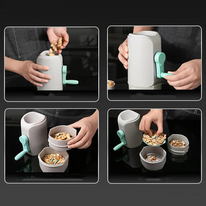 Skanto | Manuell Crank Peanøtt Kastanje Skall Knekker Gadget