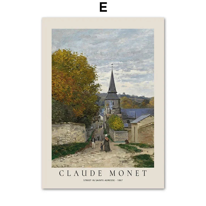 Timeless Classics Vintage Landscape Wall Art Fine Art Canvas Prints Pictures Posters Famous Paintings For Living Room Dining Room Bedroom Art Decor | Skanto