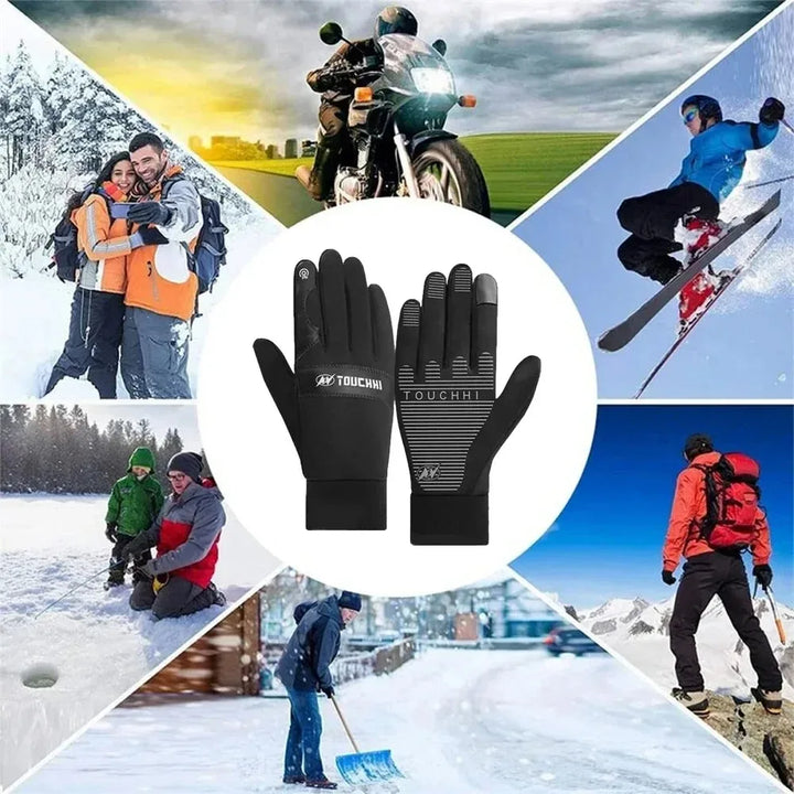 Skanto | ThermaGlide USB oppvarmede hansker | Vanntett & Touchscreen-kompatible | Vinterhansker for ski, motocross & utendørs