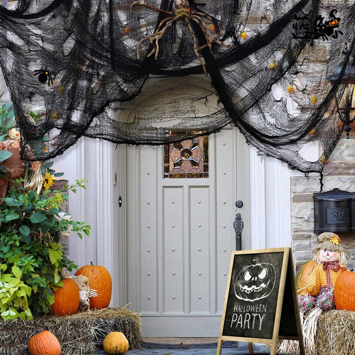 Skanto | Kunstig Stretchy Spindelvev Halloween Dekorasjon