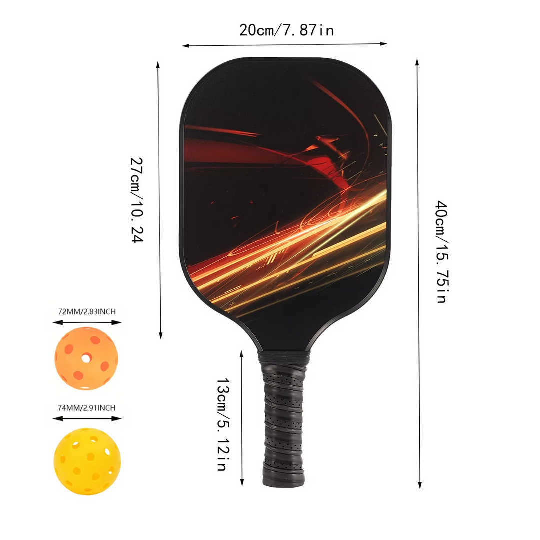 Skanto | USAPA Godkjent Grafitt Pickleball Paddle Sett for Utendørs Spill