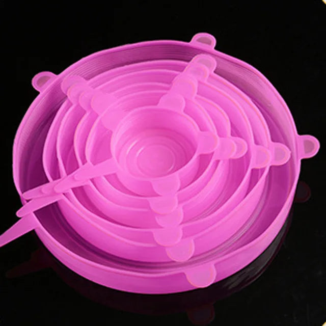 Skanto | Elastiske Silikon Lokkkapper 6PCS