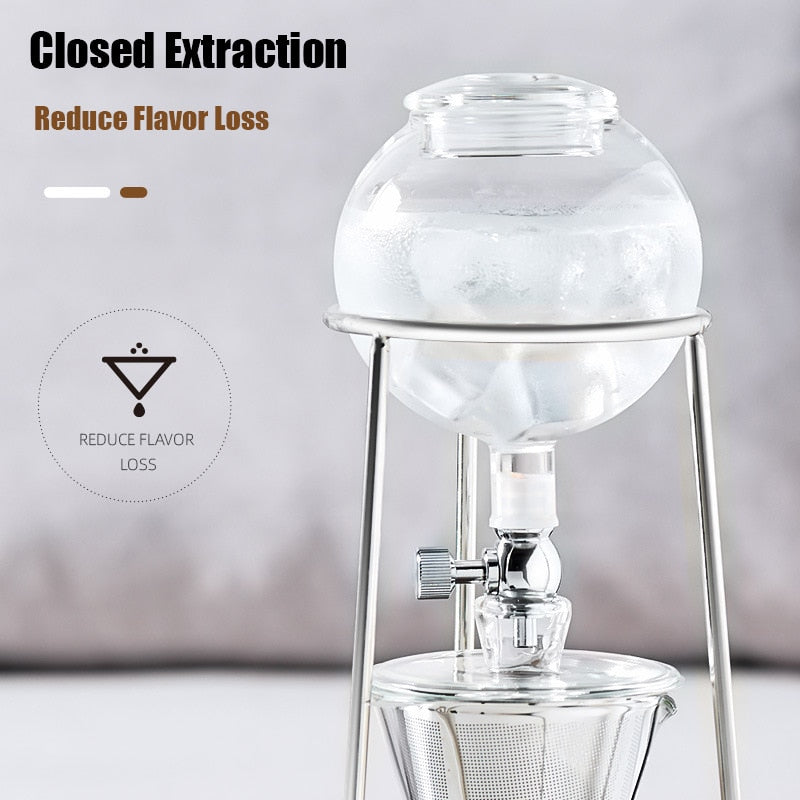 Norvo | Vintage Art Brew Glass Gjenbrukbar Drypp Kaffe Kanne