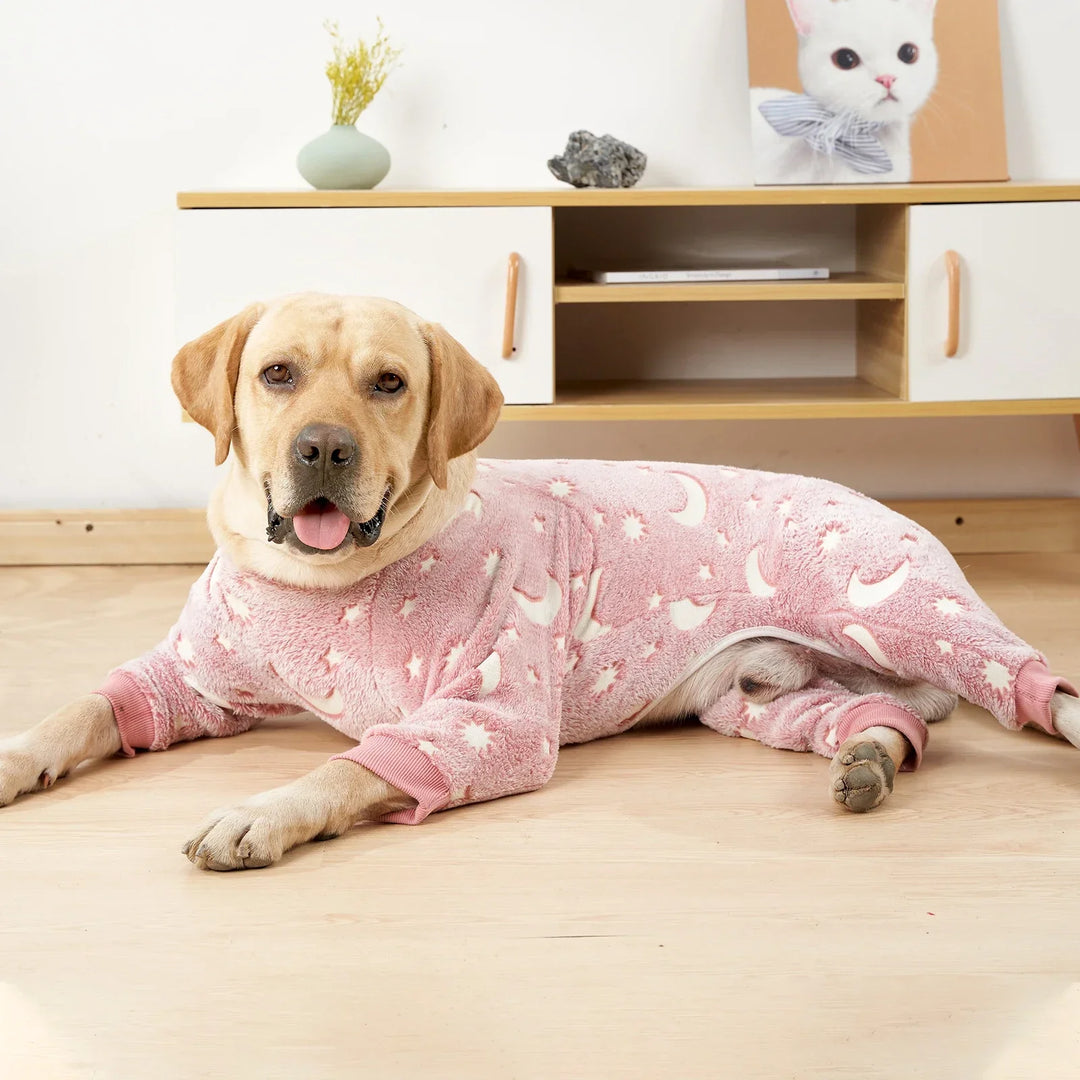 Varmere Hundepysjamas for vinteren fluffy og stretchable Skanto
