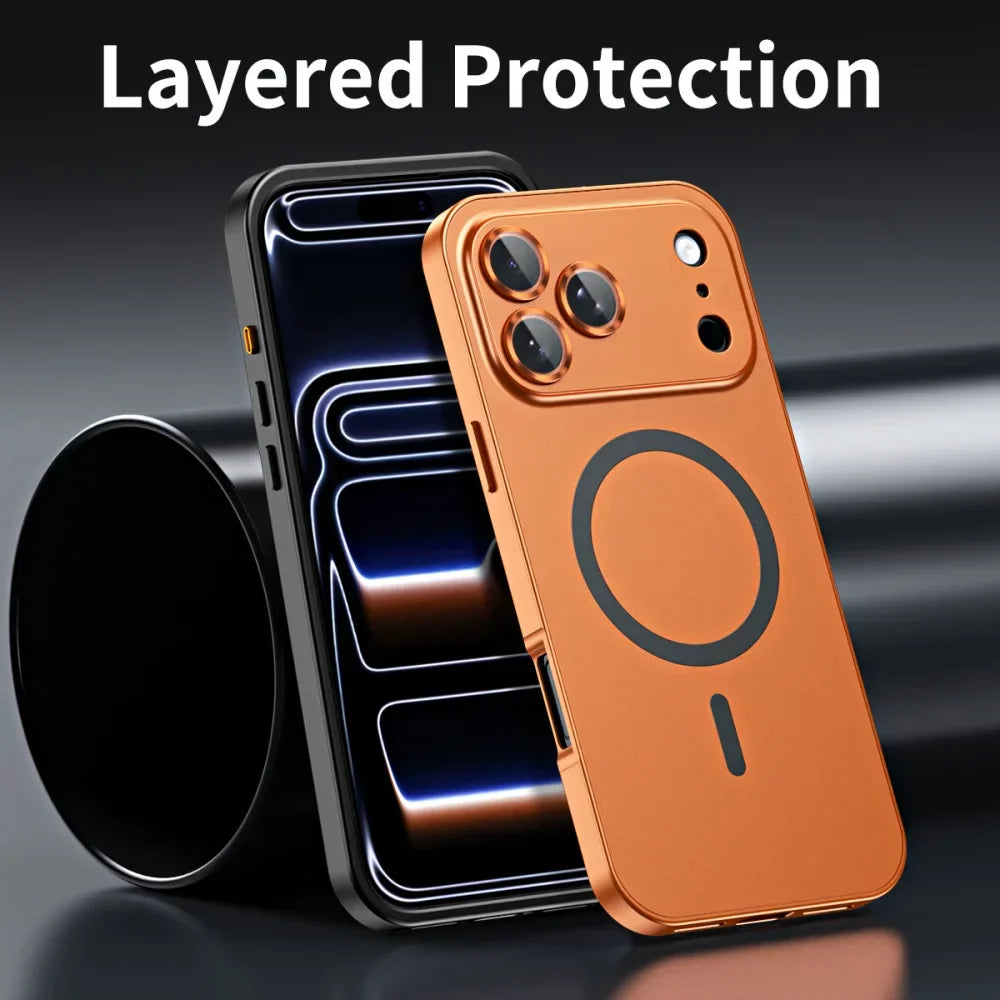 Skanto | EliteGuard Metallramme Etui | Premium beskyttelse med et elegant utseende for enheten din