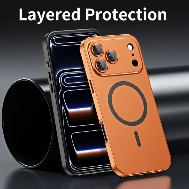 Skanto | EliteGuard Metallramme Etui | Premium beskyttelse med et elegant utseende for enheten din