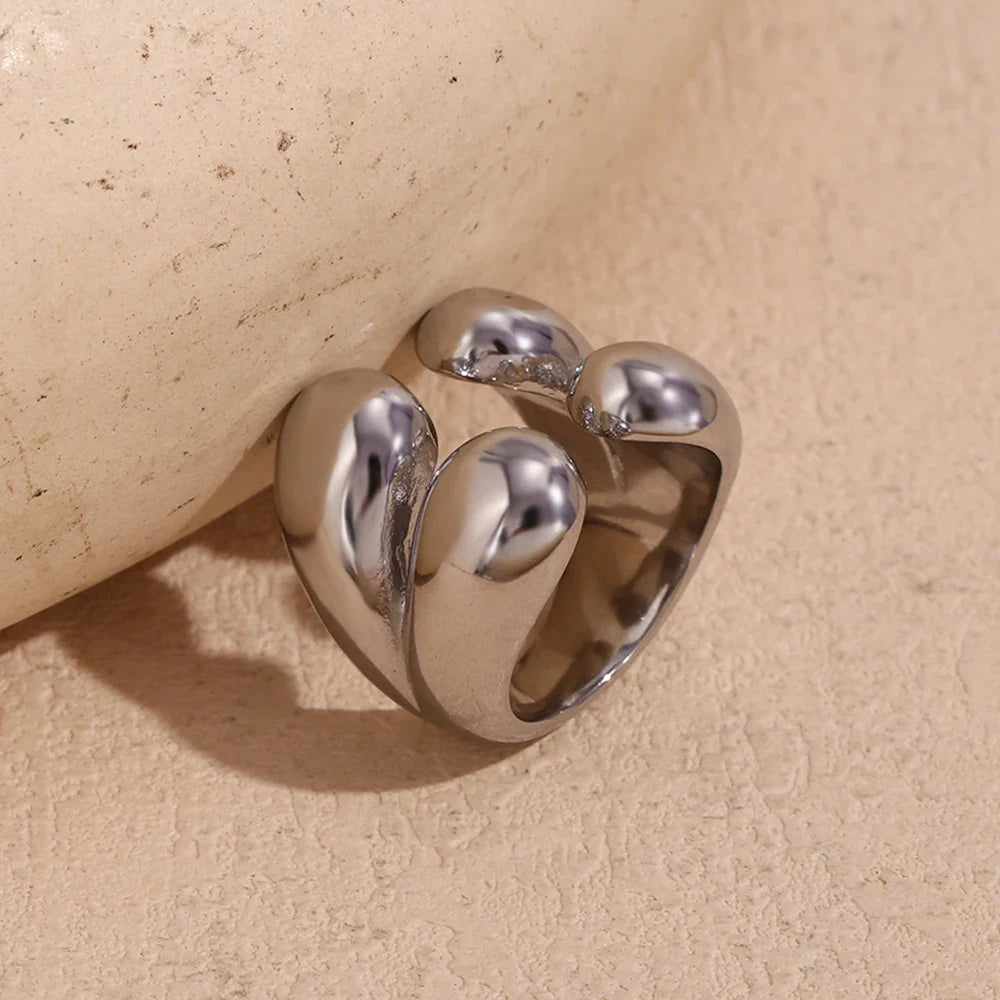 Skanto | 18k Fire Dråpe Bold Ring
