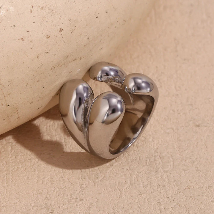 Skanto | 18k Fire Dråpe Bold Ring