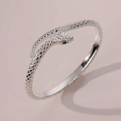 Skanto | Snake Justerbar Åpen Kvinner Armbånd