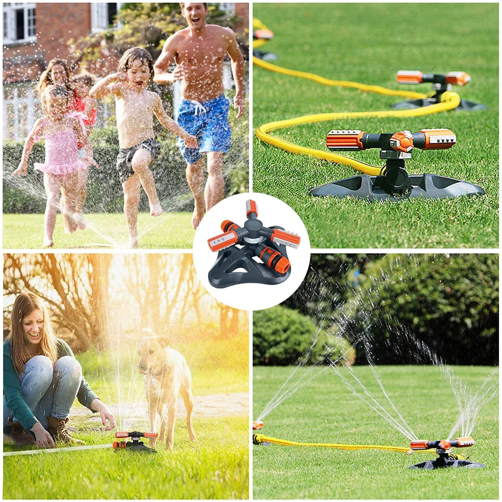 Skanto | Rotérbar hagesprinkler med 3 dyser – Effektiv vanning sprinkler for plener og hager