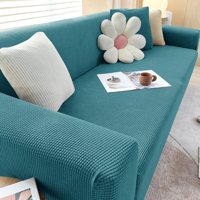 Skanto | FlexiCover Elastisk Sofatrekk – Beskyttelsestrekk for Hjørnesofaer og Standard Sofaer