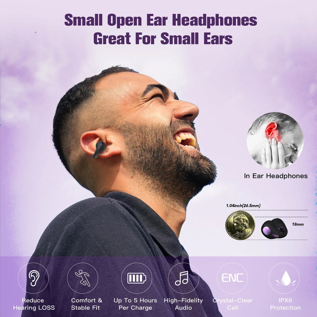 Skanto | Bone Conduction Øreklips Hodetelefoner