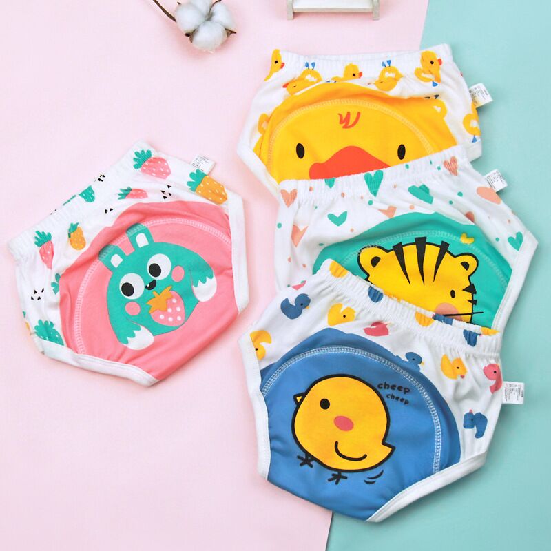 Skanto | 4-Pack Søte Dyr Kato Unisex Barn Undertøysett