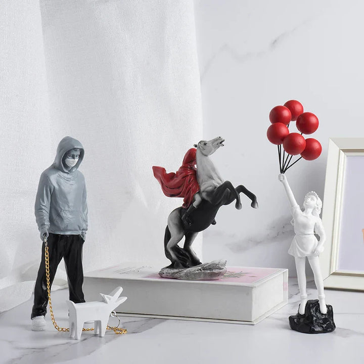 Skanto | Banksy inspirert skulpturkolleksjon