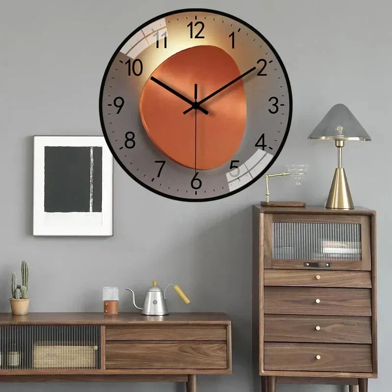 Skanto | SilentTime – Digital Veggklokke i Klassisk Stil