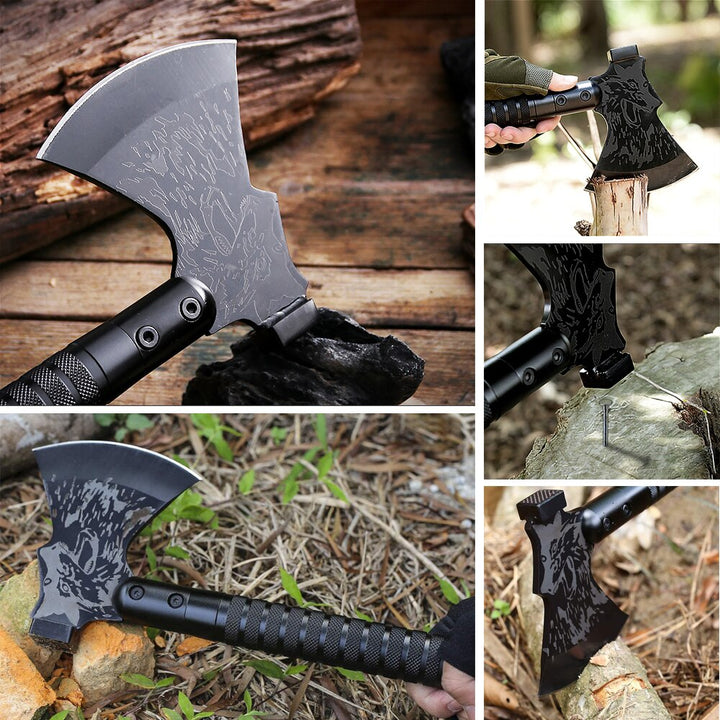 Skanto | Multi-Gear Sammenleggbar Overlevelses Camping Aks
