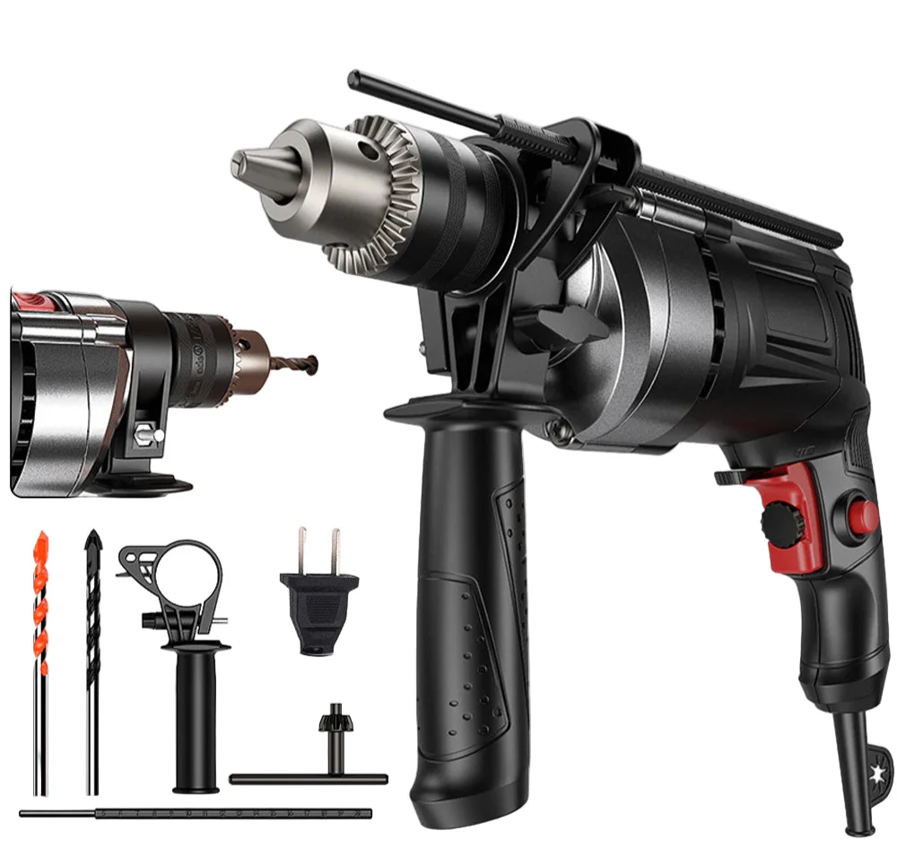 Skanto | 780W Elektrisk Hammer & Boremaskin med Variabel Hastighet – DrillForce