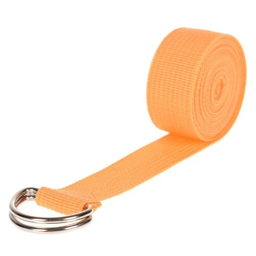 Skanto | Premium bomull yoga stropp med justerbar D-ring spenne for stretching og pilates