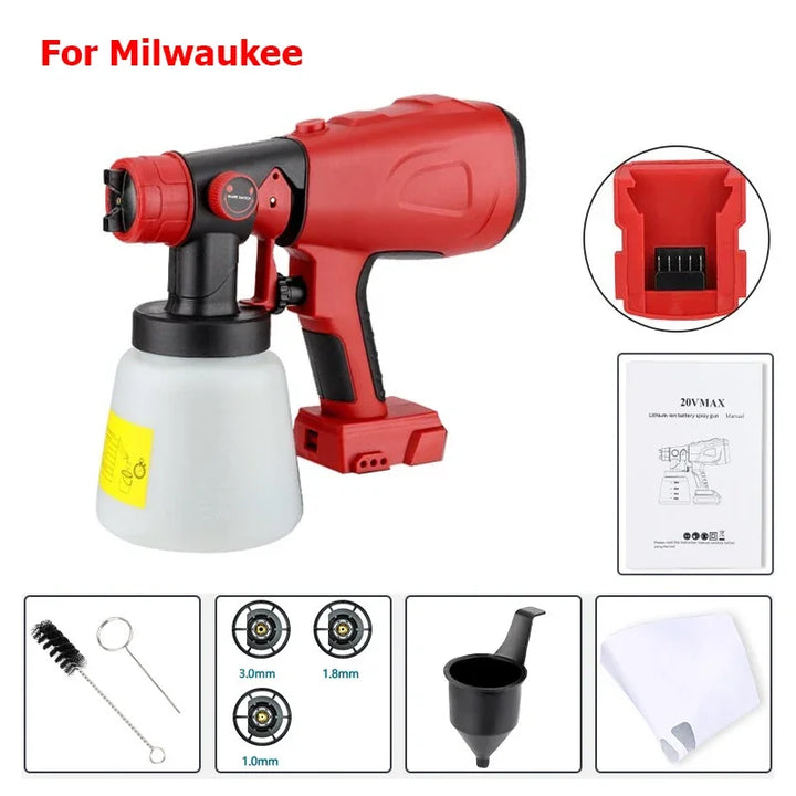 Skanto | Profinish - Sprøytepistol for Makita/Bosch/Dewalt/Milwaukee/Ryobi