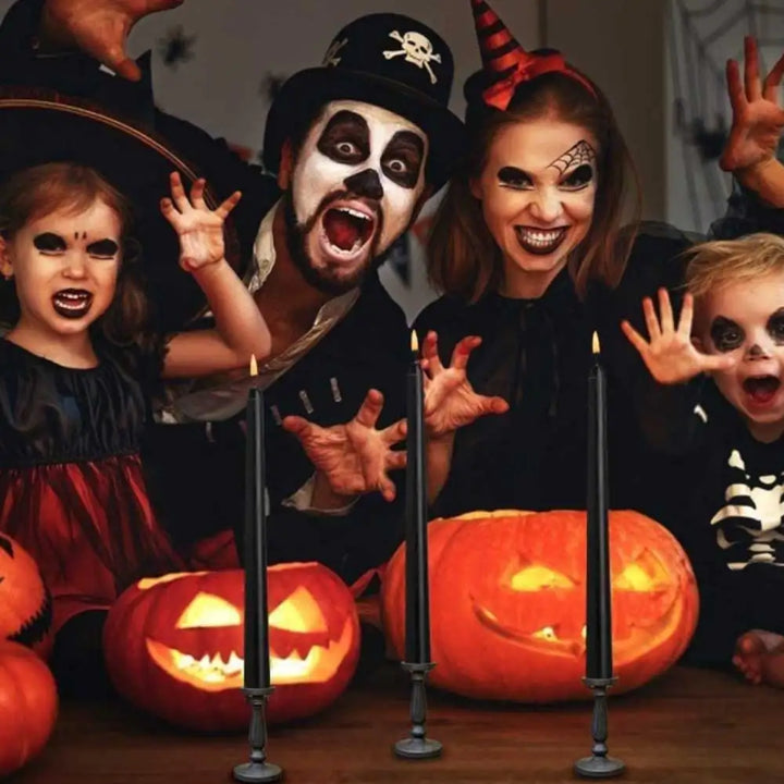 Skanto | Kveldsnatt – svarte LED lys med fjernkontroll for Halloween