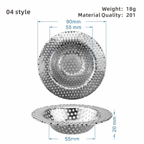 Norvo | Rustfritt Stål Vaskekran Avløp Fang Alt Sil