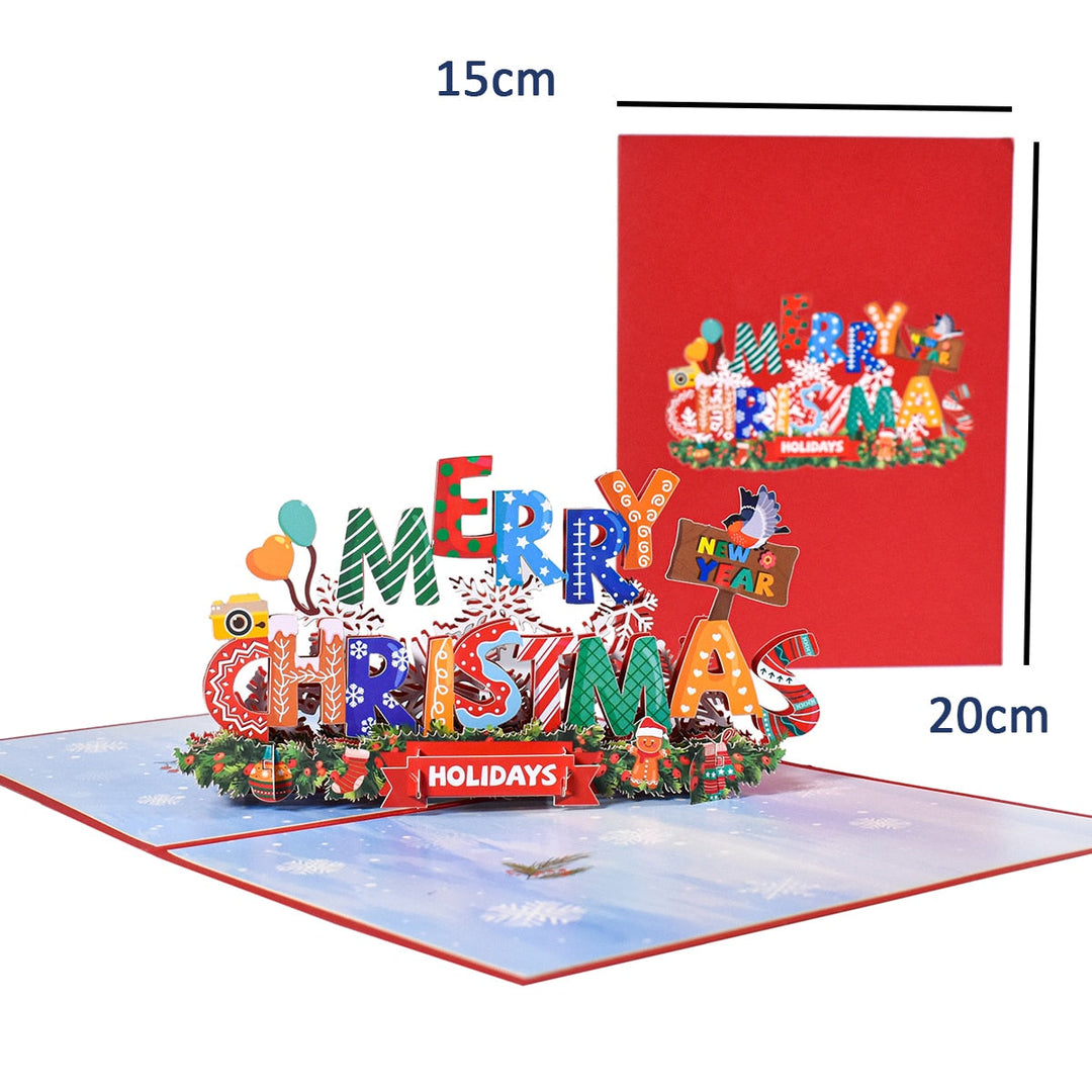 Skanto | 3D Pop-Up Glade Julegavekort