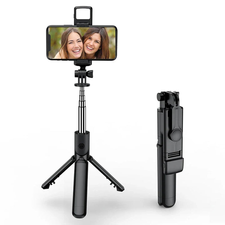 Skanto | Utvidbar trådløs selfie-stang stativ med lys