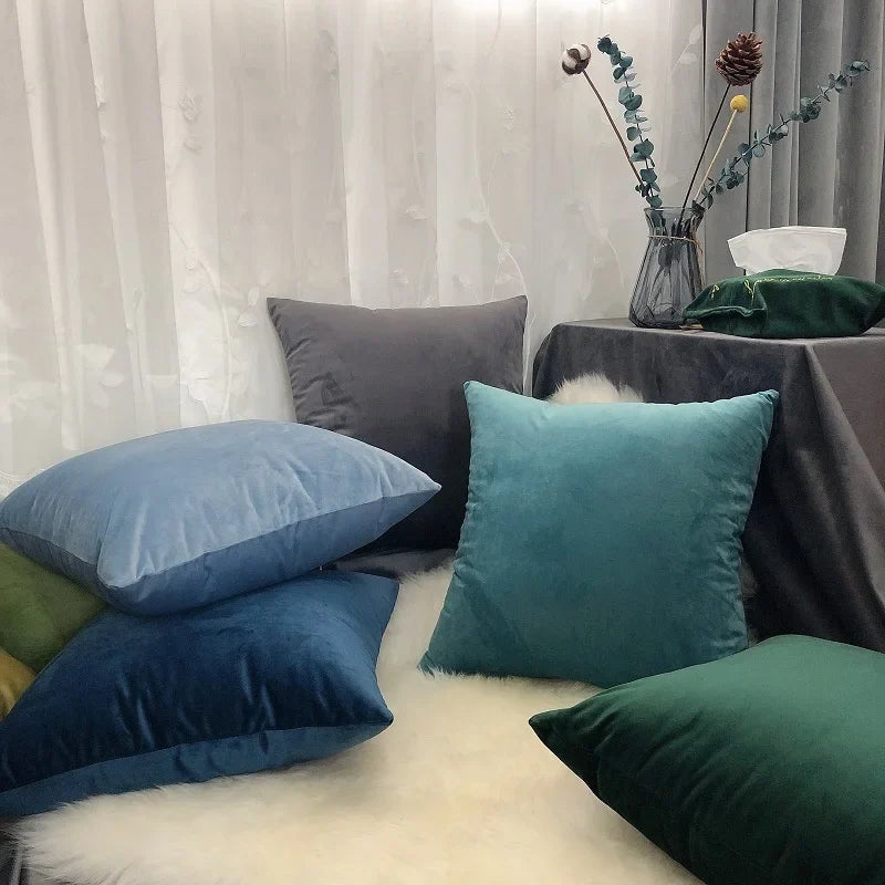 Skanto | Supermyk fløyelsdekorativ pute for sofa og stue