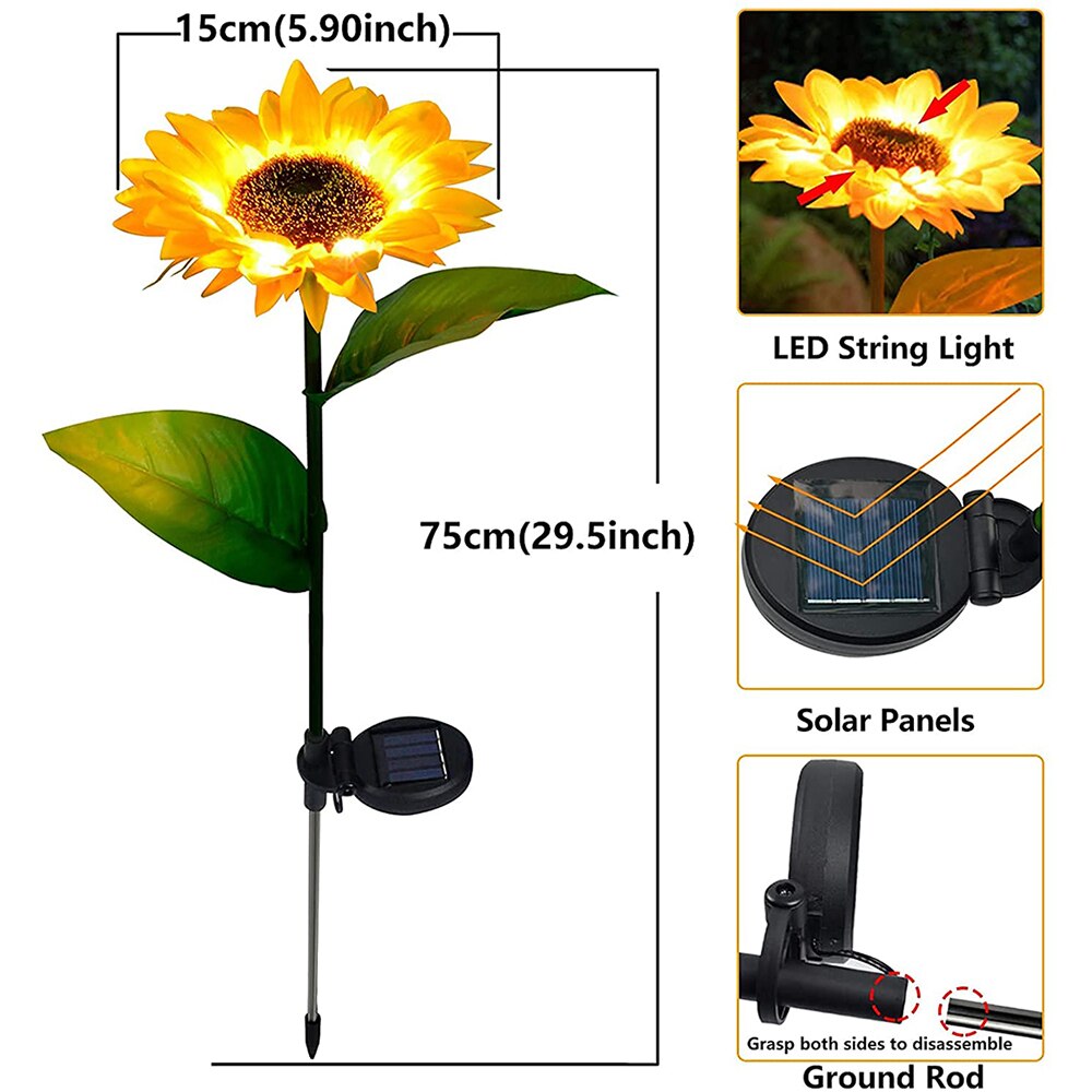 Skanto | Solar-Solblomster: Vanntett Hageglede
