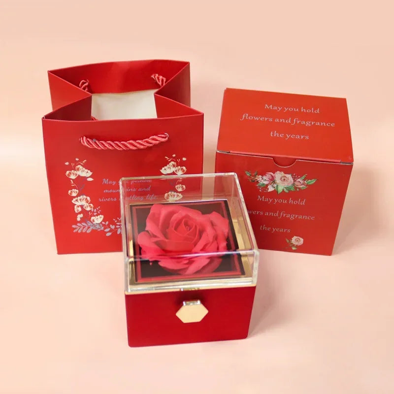 Skanto | Evig Rose Spin Display Smykkeske