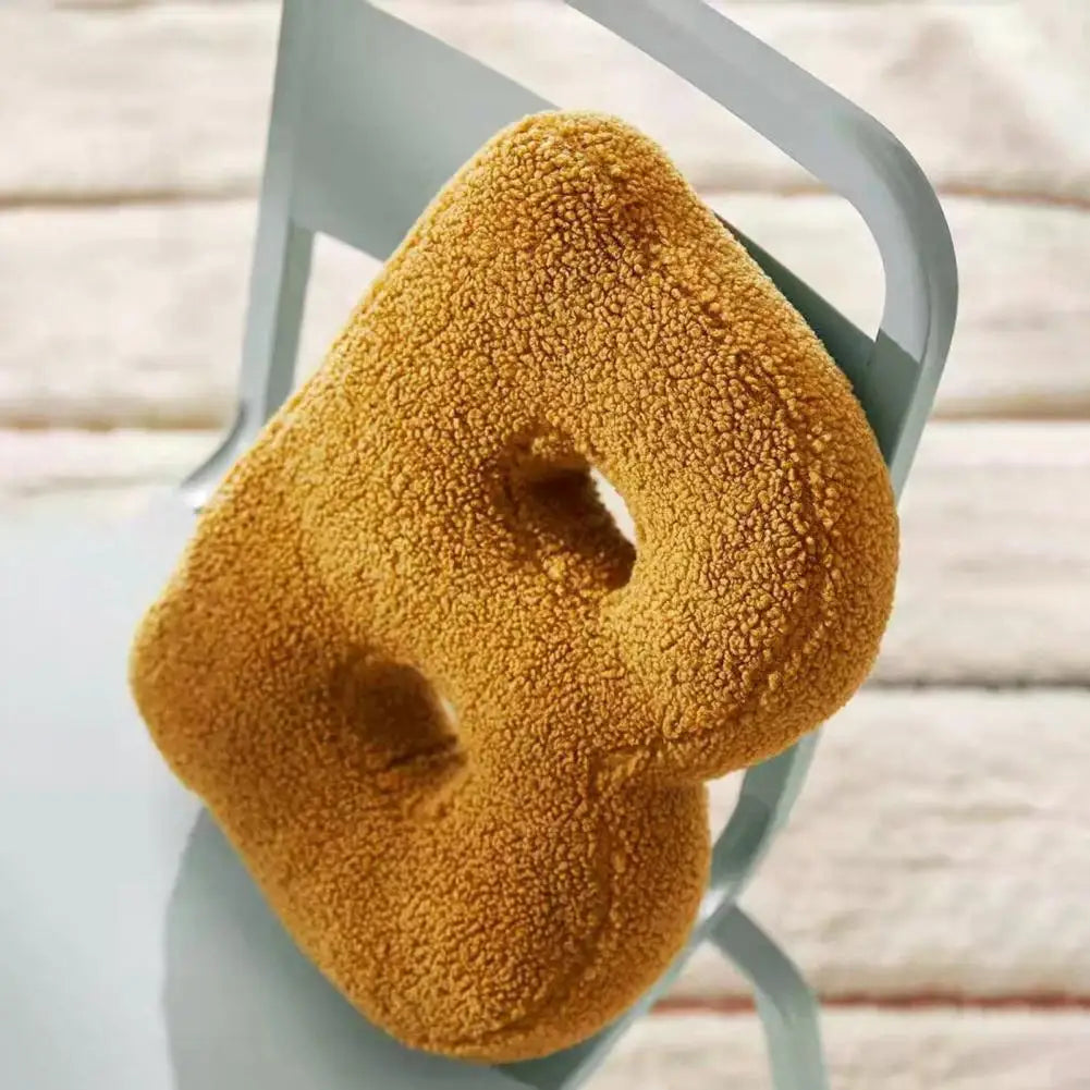 Norvo | Alfabetpute Velura – Myk fløyelsdekorativ pute i hver bokstav av alfabetet