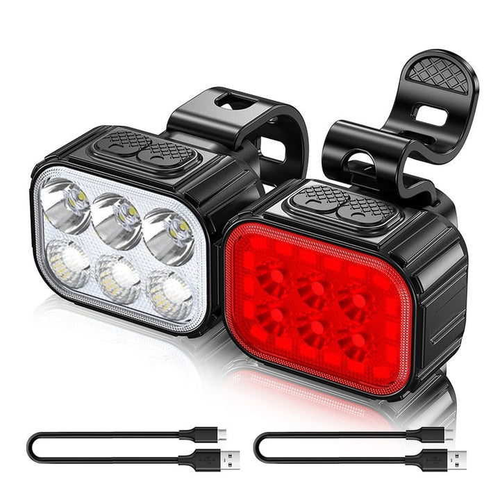 LED Sykkellys for Natt Sikkerhet Skanto