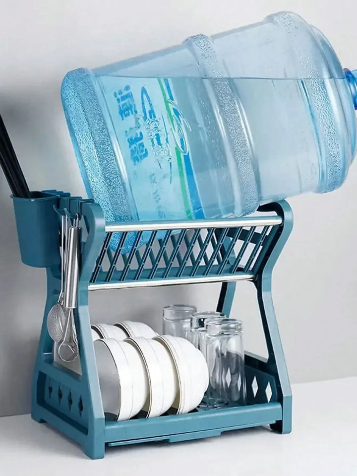 Foldbar tallerkenorganisator – Praktisk dreneringsstativ for tallerkener, plasseffektiv og enkel å rengjøre, perfekt for moderne kjøkken og små rom | Skanto