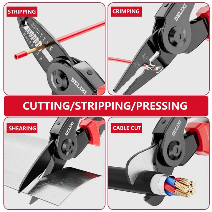 Skanto | 5 IN1 Multifunksjonell Utbyttbar Ledningsstripper
