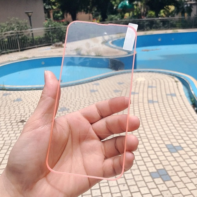 Skanto | Full Cover Luminous Tempered Glass iPhone Skjermbeskytter