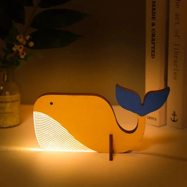Skanto | Sjarmerende tre dyr LED nattbordlamper