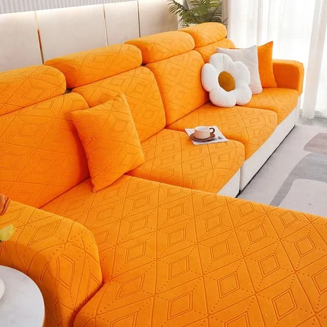 Skanto | SlipBliss - Elegant Jacquard Non-Slip Sofa Trekk