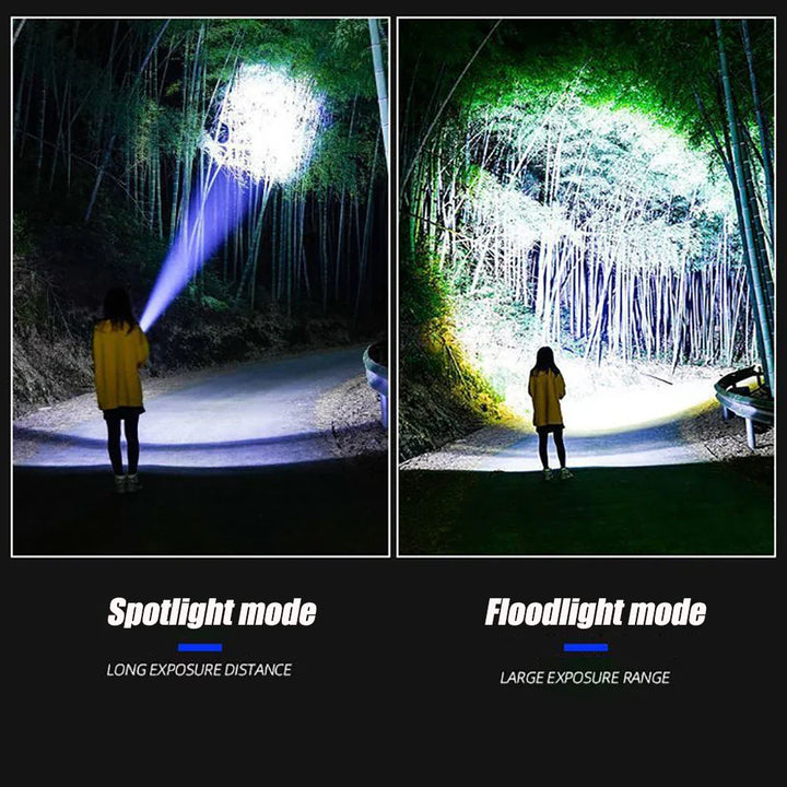 Skanto | Oppladbar 10000 Lumen LED lommelykt 1+1 GRATIS – Striker