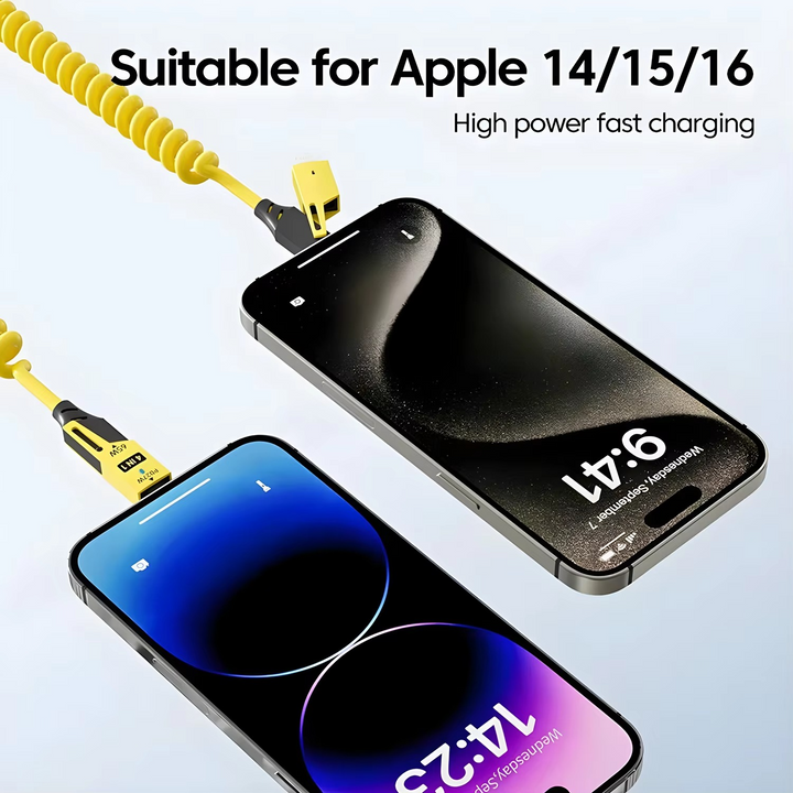 Skanto | Multi-enhet 65W hurtiglading USB-C-kabel for iPhone, Xiaomi, Samsung