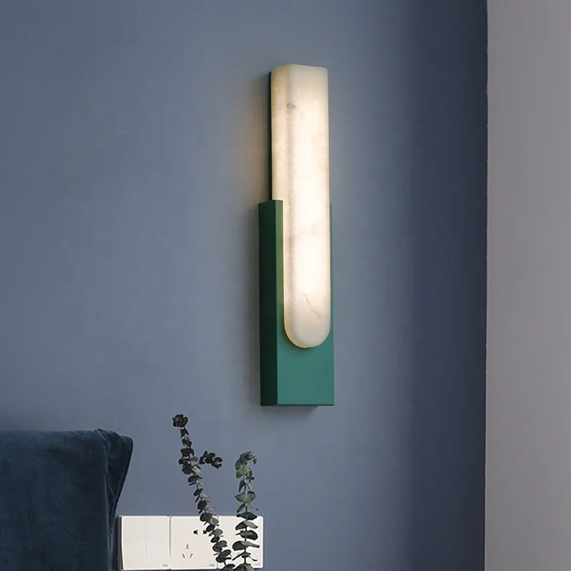 Moderne nordisk vegglampe, kreativ LED vegglampe for stue og gang | Skanto