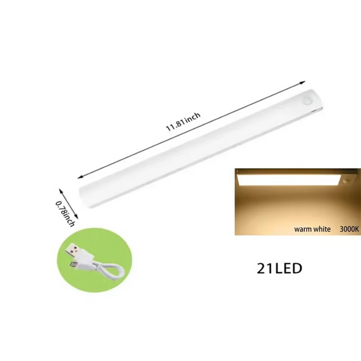 Skanto | Smart Sensor LED Nattlys - Bevegelsesaktivert, Lysdempbar & Oppladbar
