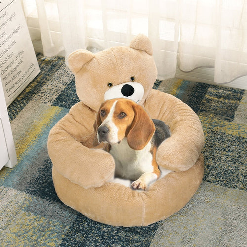 Skanto | Snuggly Bear Super Soft Comfy Pet Bed