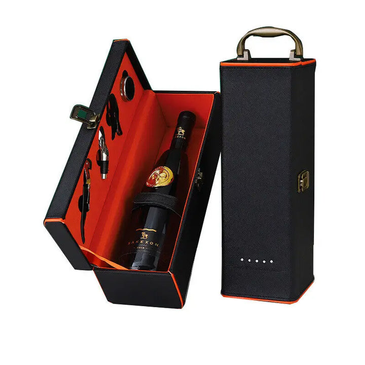 Skanto | Luksus Vin Kasse - Stilige Oppbevaring for Vin og Tilbehør